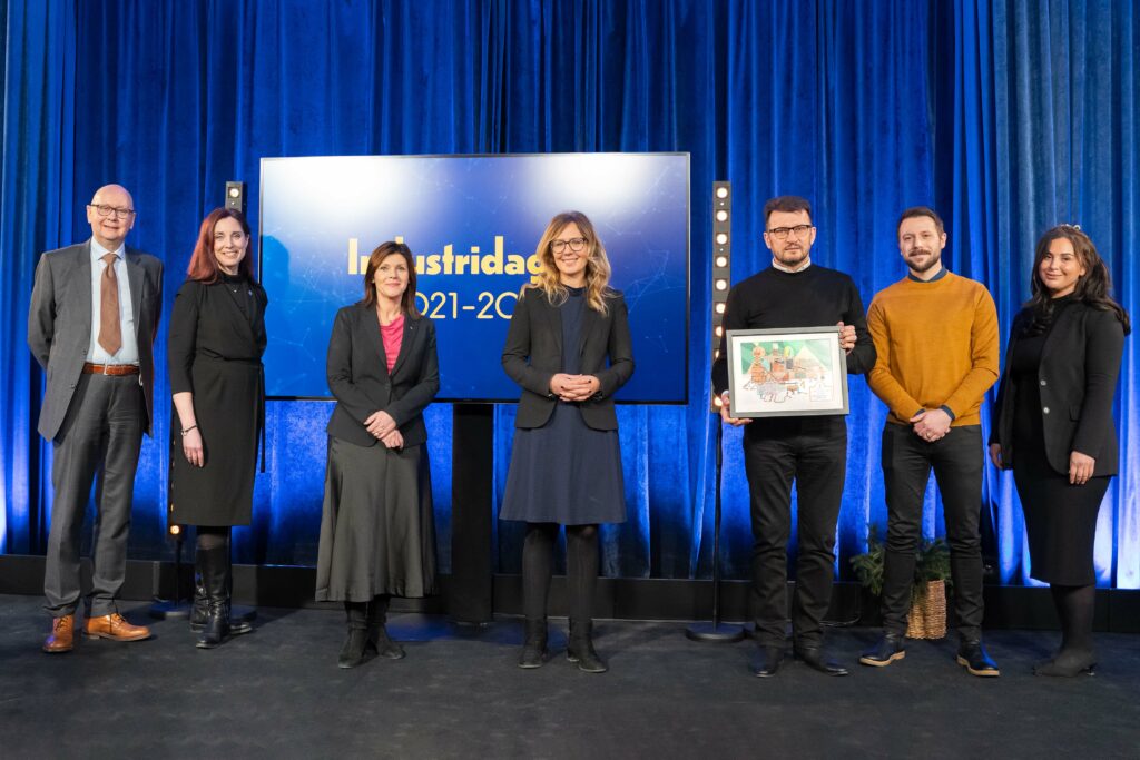 Vilket företag är årets vinnare av Industrins jämställdhetspris?