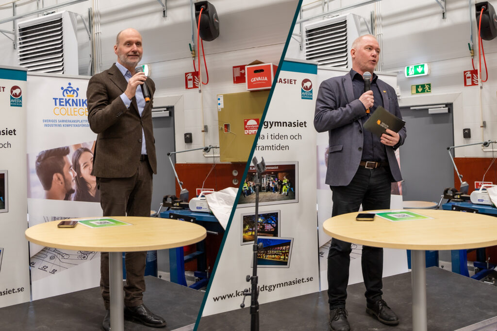 Kollage med Per Hidesten och Fredrik Gunnarsson