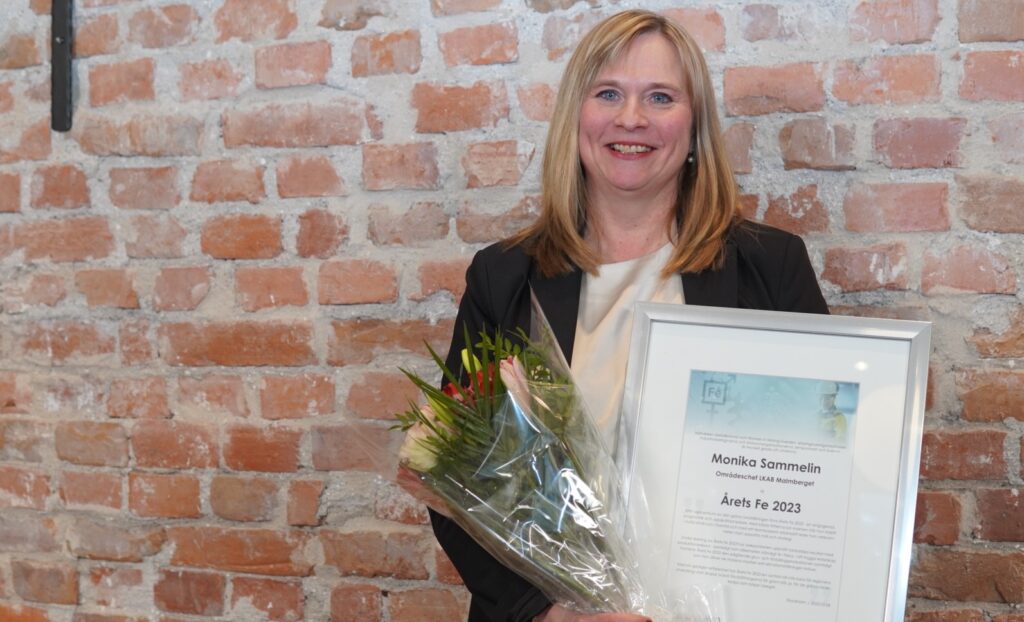 Monika Sammelin från LKAB blir Årets Fe 2023